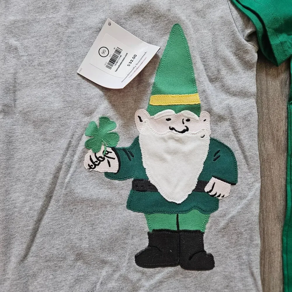 Hanna Andersson T Shirt Boys Sizze 3 Lot of 4 St Patricks Day Lucky Irish NEW‎